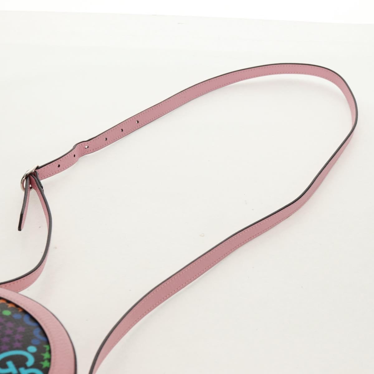 Gucci Round Shoulder Bag Psychedelic Print Gg Coated Canvas Multicolour Canvas Shoulder Bag Bag ( )