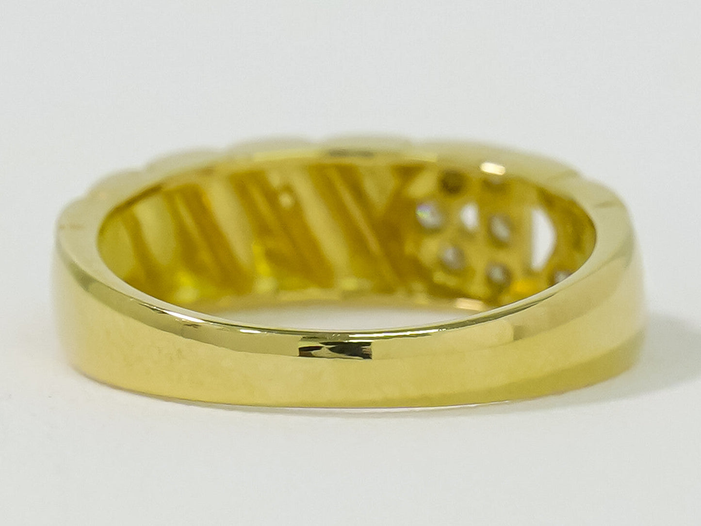 Christian Dior Cd Ring Yellow Gold And Diamond Gold Yellow_Gold Ring Jewelry ()