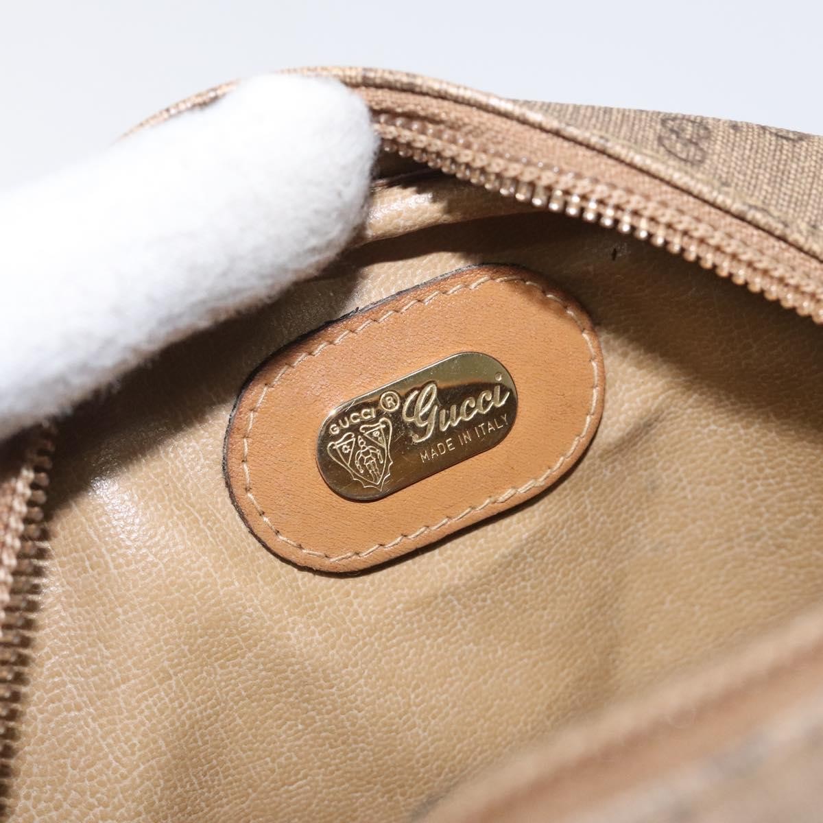 Gucci Micro Gg Supreme Shoulder Bag Gg Canvas Beige Pvc Shoulder Bag Bag ( )