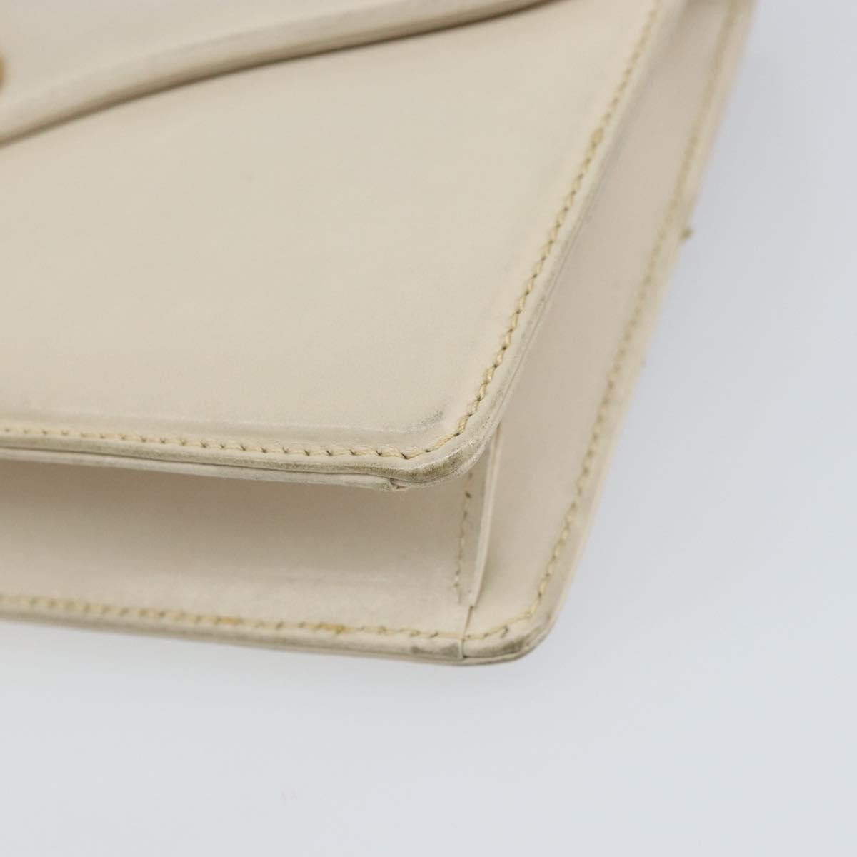Gucci   Clutch Bag Leather White Leather Clutche & Pouche Bag ( )