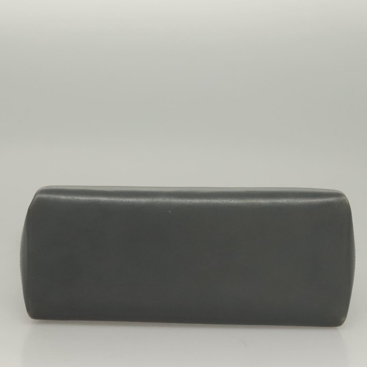 Gucci 1973 Top Handle Bag Leather Gray Leather Handbag ( )