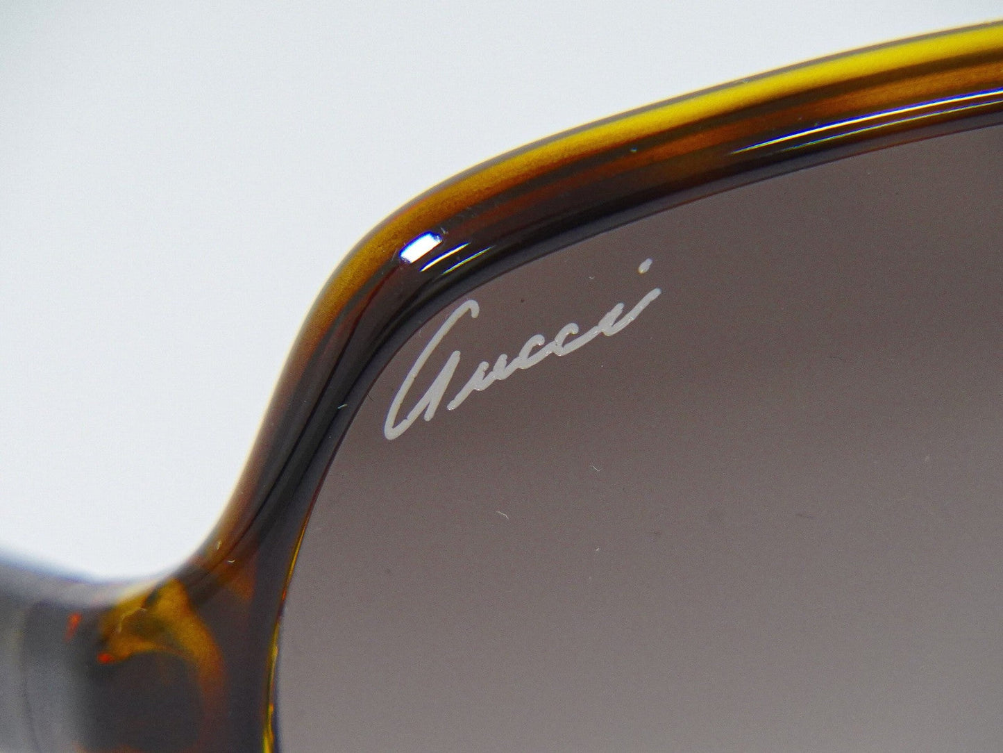 Gucci Eyewear Interlocking G Sunglasses Brown Plastic Sunglasse Accessory ( )