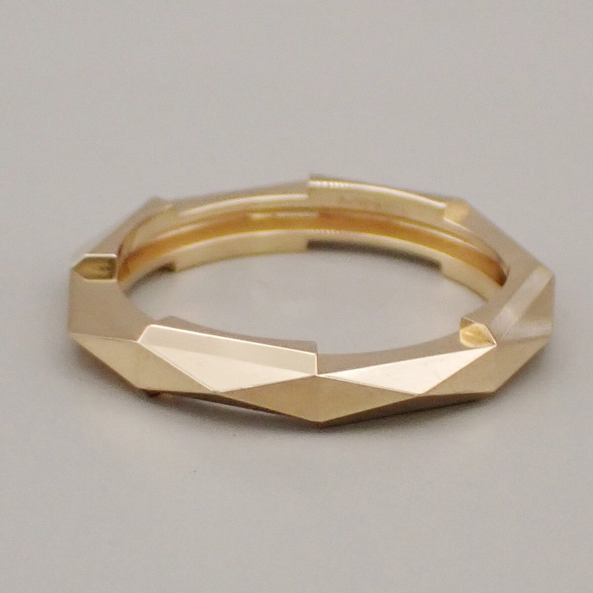 Gucci Link To Love Studded Ring 18K Yellow Gold Gold Yellow_Gold Jewelry ( )