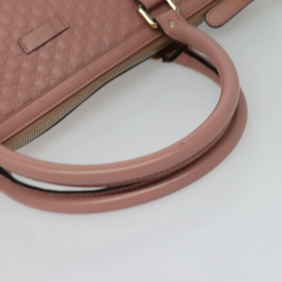 Gucci Margaux Tote (Outlet) Microguccissima Leather Pink Leather Bag ( )
