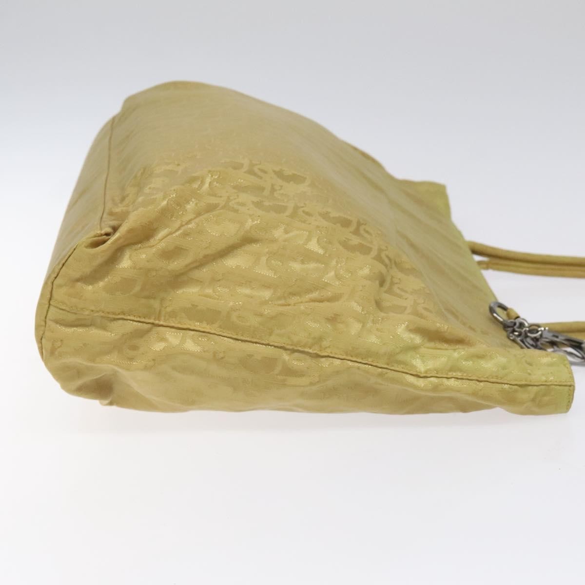 Christian Dior   Trotter Open Tote Diorissimo Canvas Yellow Canvas Tote Bag Bag ()