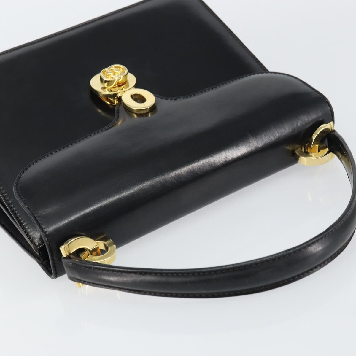 Gucci   Handbag Leather Black Leather Handbag ( )