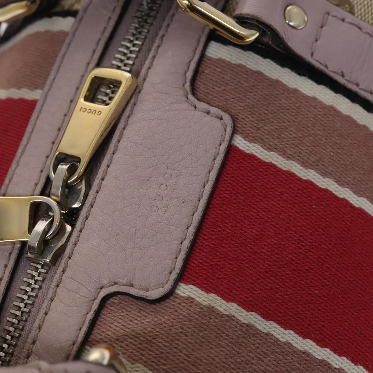 Gucci   Web Boston Bag Gg Canvas Beige Canvas Bag ( )