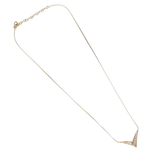 Christian Dior Collar Necklace Metal With Faux Pearls Gold Metal Jewelry ()