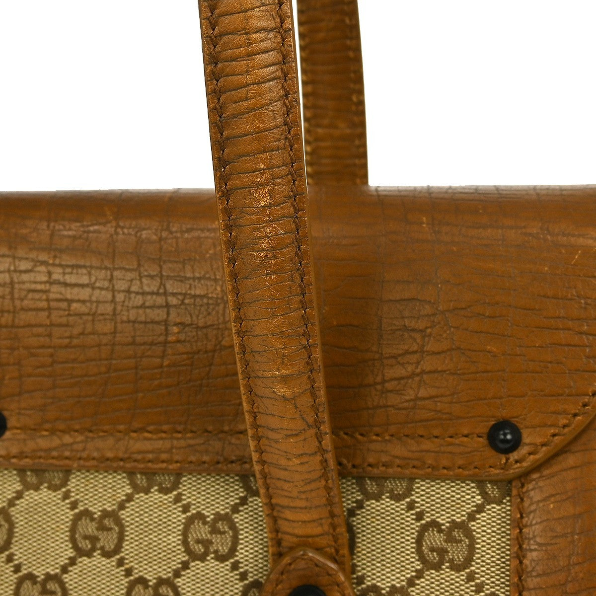 Gucci Bamboo Bullet Bag Gg Canvas Brown Canvas Shoulder Bag Bag ( )