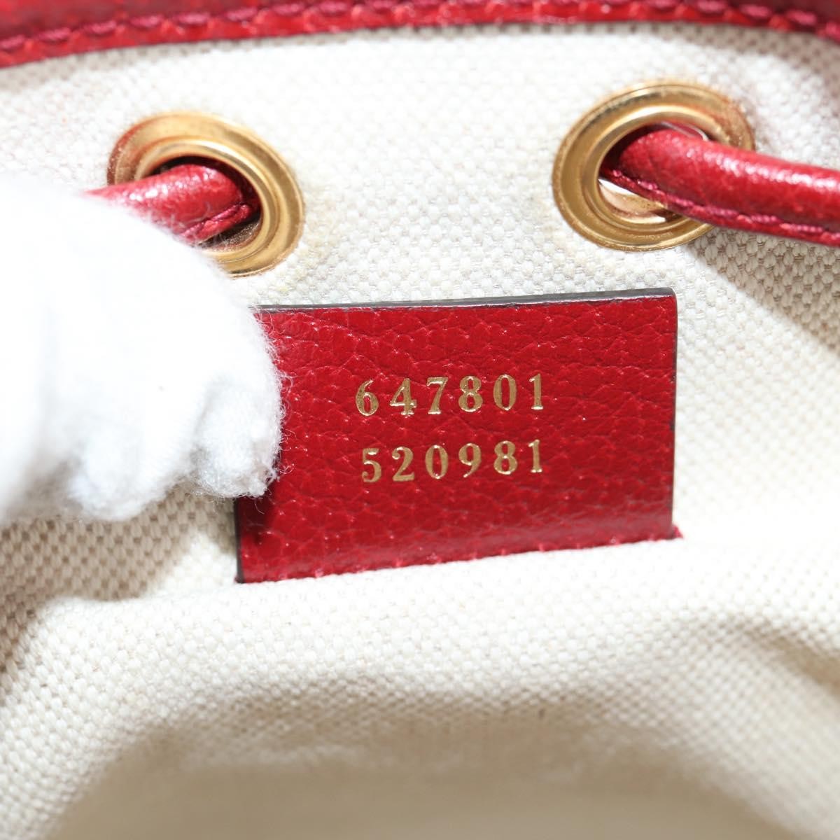 Gucci Doraemon Bucket Bag Printed Mini Gg Coated Canvas Beige Pvc Bag ( )