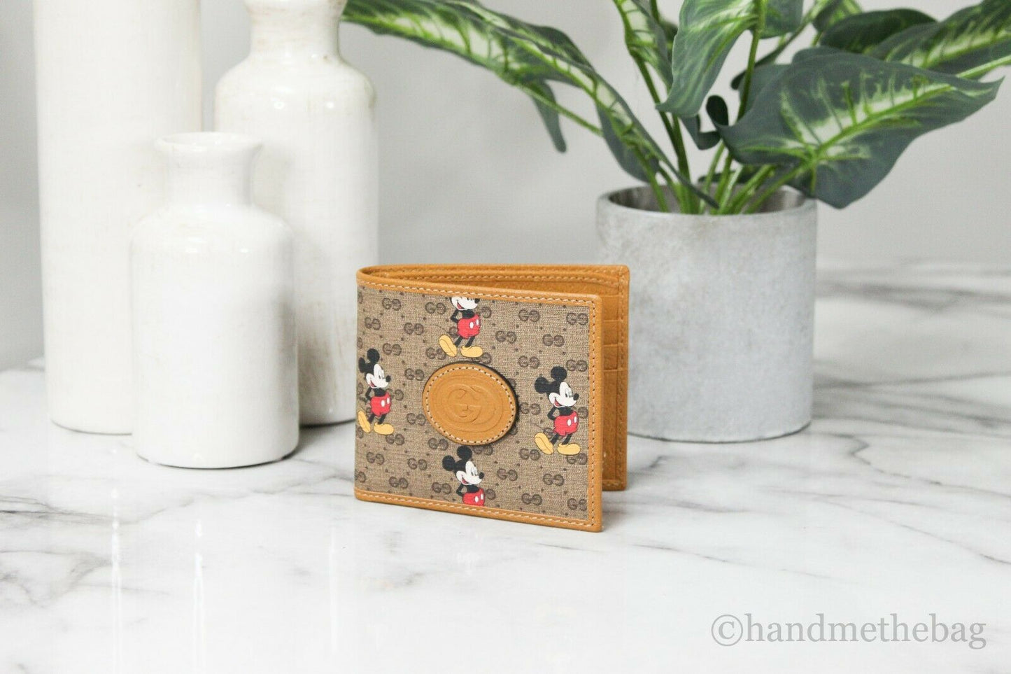 Disney X Gucci Leather Limited Edition Mickey Mo  Wallet