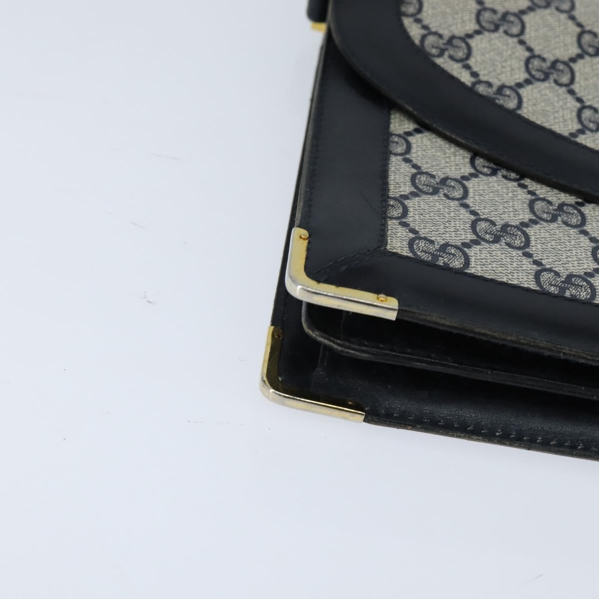 Gucci Gg Supreme Messenger Bag Gg Canvas Navy Pvc Shoulder Bag Bag ( )