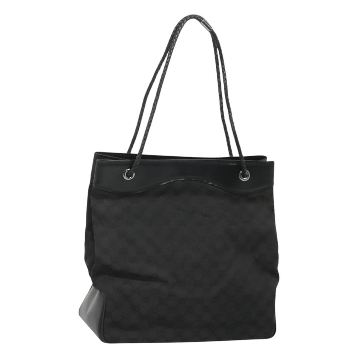 Gucci Gg Canvas Bag Canvas Black Canvas Tote Bag Bag ( )