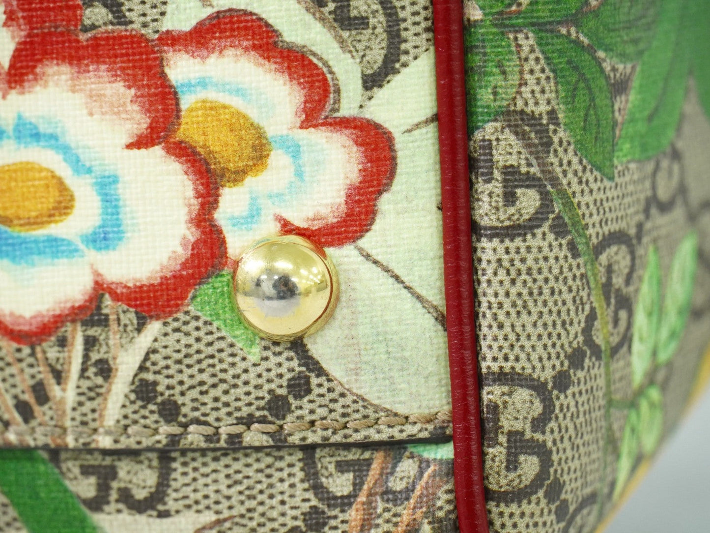 Gucci Convertible Boston Bag Tian Print Gg Coated Canvas Multicolour Canvas Handbag ( )