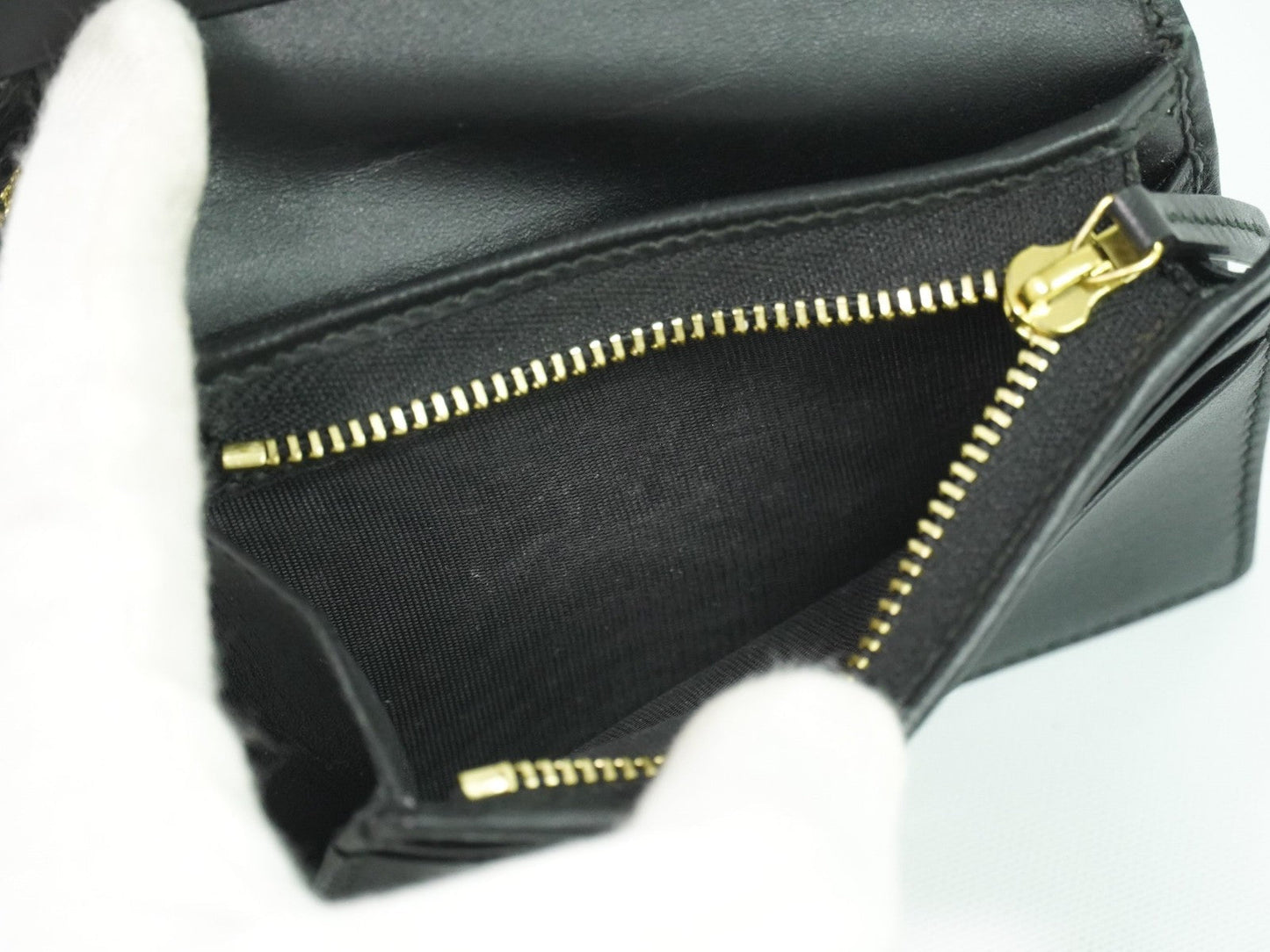 Gucci Gg Marmont Wallet Leather Black Leather Wallets Accessory ( )