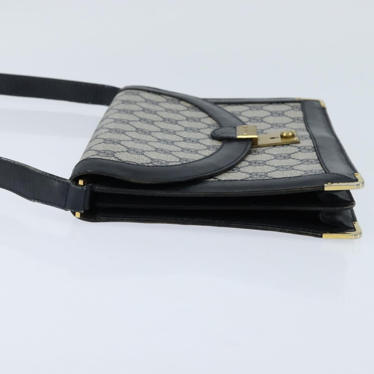 Gucci Gg Supreme Messenger Bag Gg Canvas Navy Pvc Shoulder Bag Bag ( )