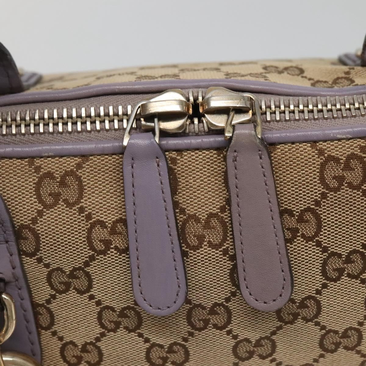 Gucci Convertible Belted Tote Gg Canvas With Leather Beige Canvas Tote Bag Bag ( )