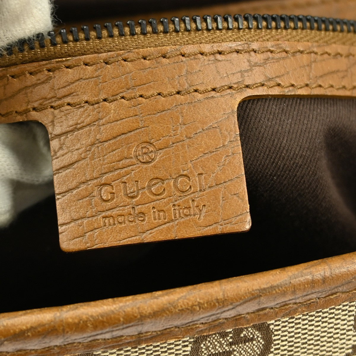 Gucci Bamboo Bullet Bag Gg Canvas Brown Canvas Shoulder Bag Bag ( )
