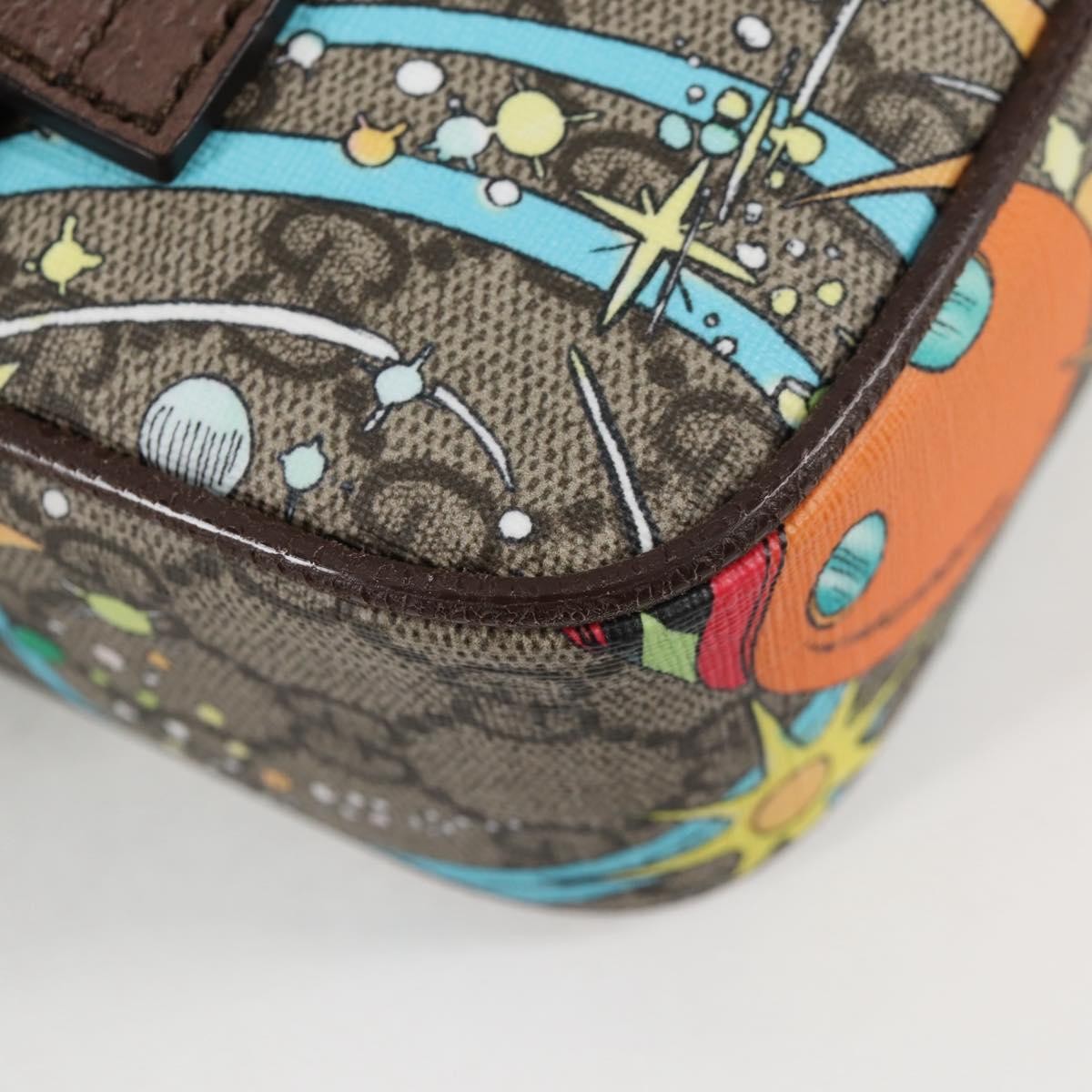 Gucci Disney Donald Duck Belt Bag Printed Gg Coated Canvas Beige Pvc Shoulder Bag Bag ( )