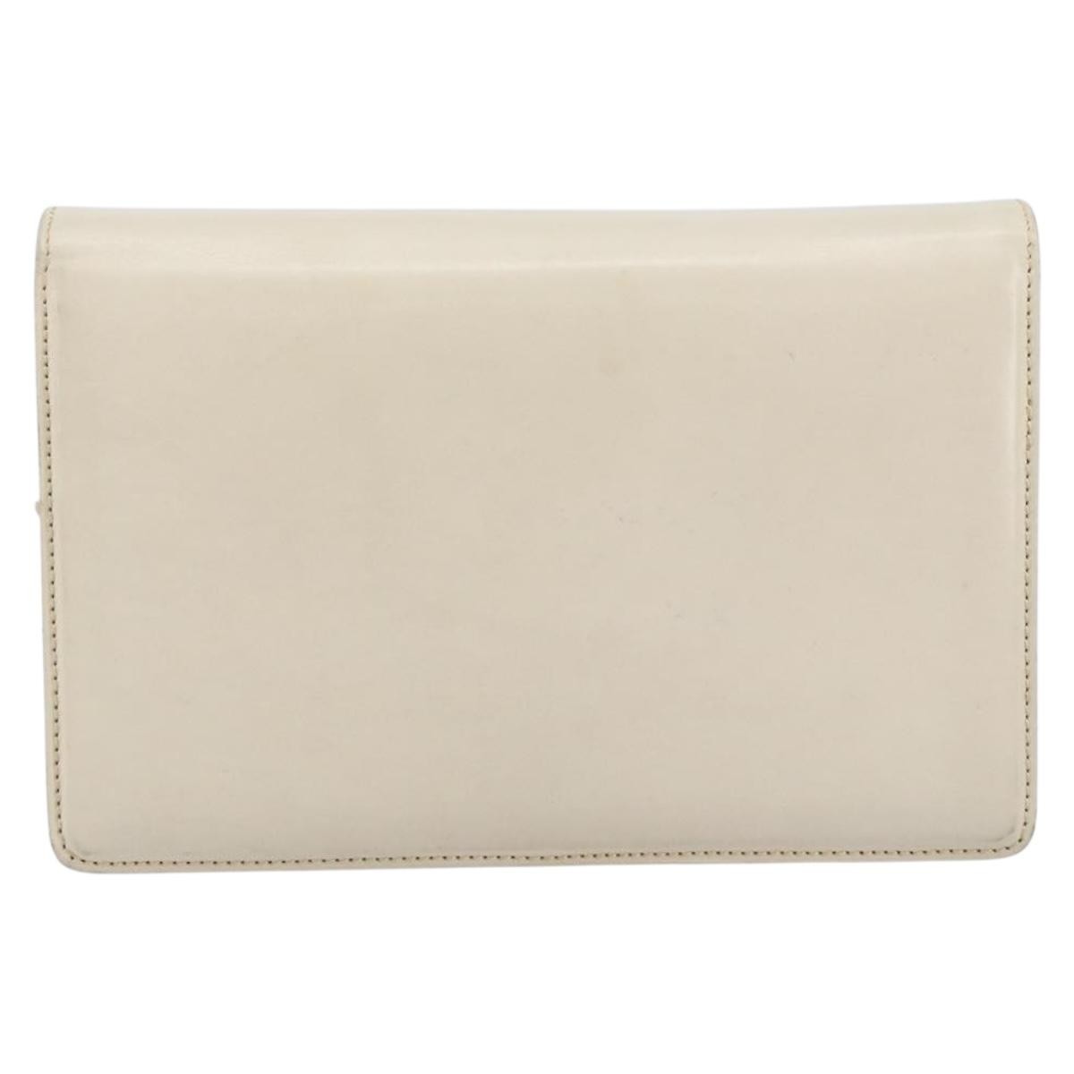 Gucci   Clutch Bag Leather White Leather Clutche & Pouche Bag ( )
