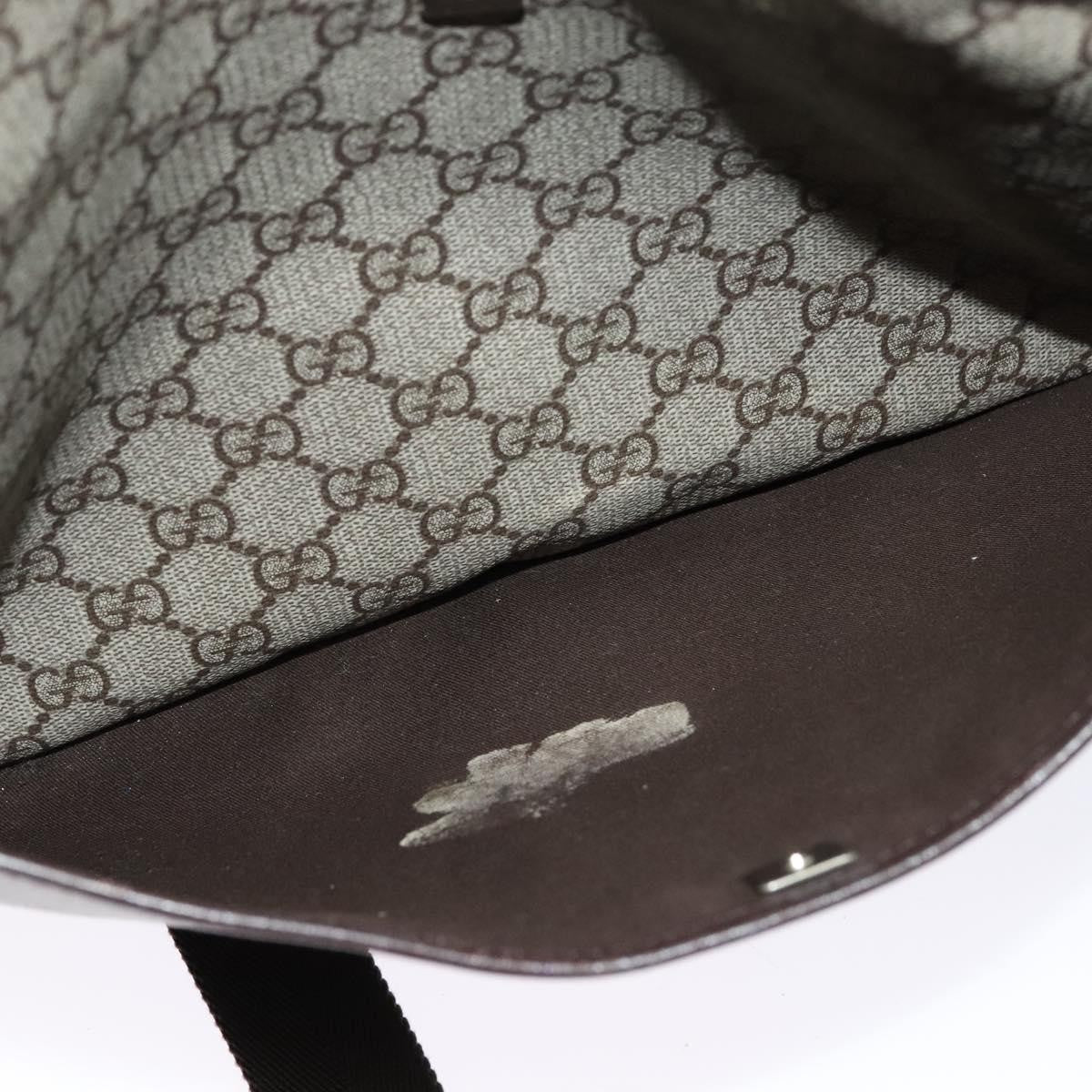 Gucci Zip Top Messenger Bag Gg Coated Canvas Beige Canvas Shoulder Bag Bag ( )