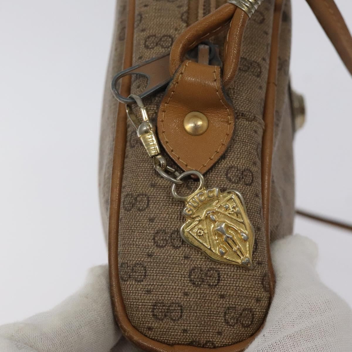 Gucci Micro Gg Supreme Shoulder Bag Gg Canvas Beige Pvc Shoulder Bag Bag ( )
