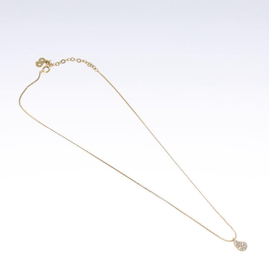 Christian Dior Cd Pendant Necklace Gold-Plated Gold Metal Jewelry ()