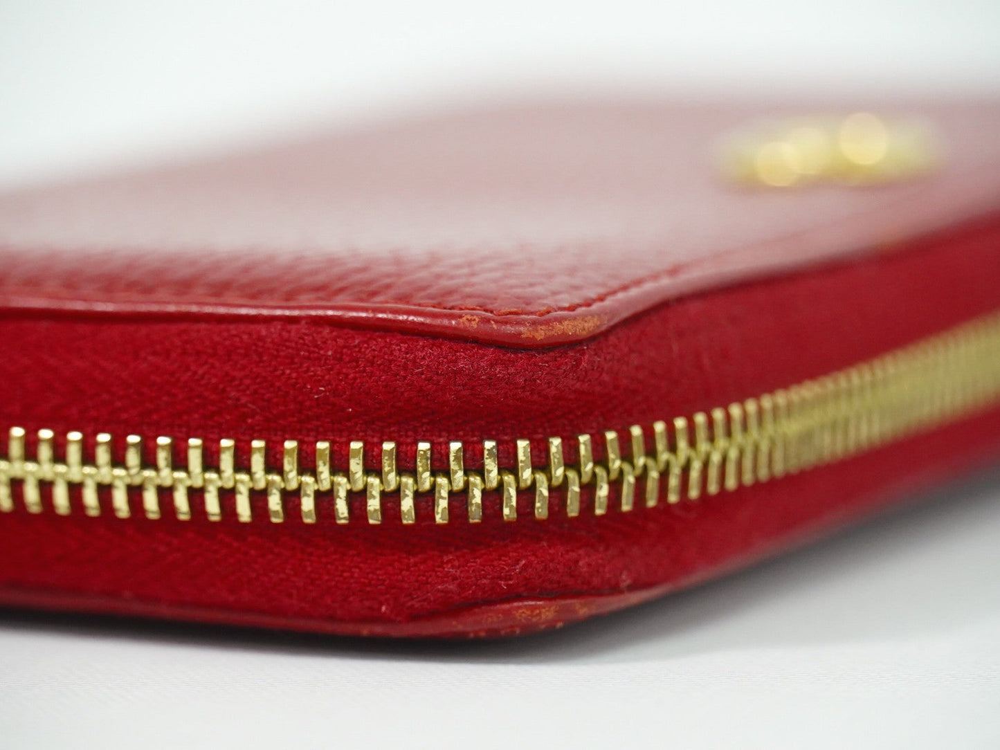 Gucci Gg Marmont Zip Around Wallet Leather Red Leather Wallets Accessory ( )