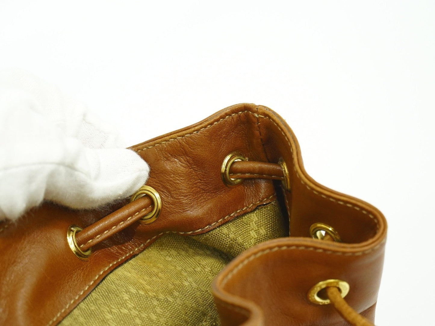 Gucci   Bamboo Backpack Leather Brown Leather Backpack Bag ( )