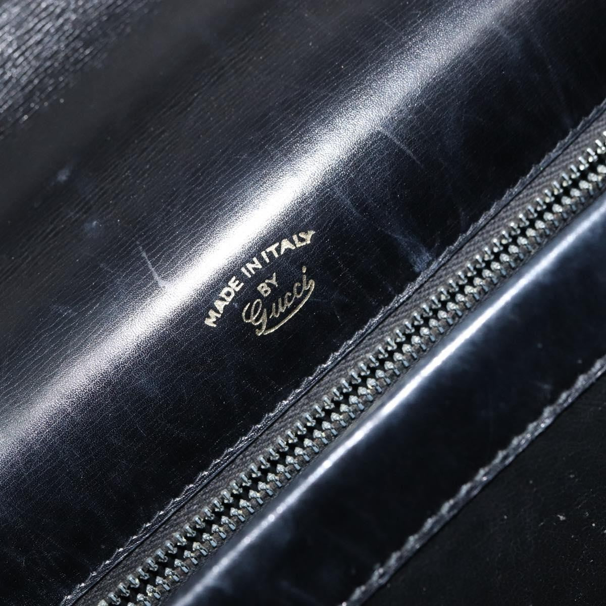 Gucci   Handbag Leather Black Leather Handbag ( )