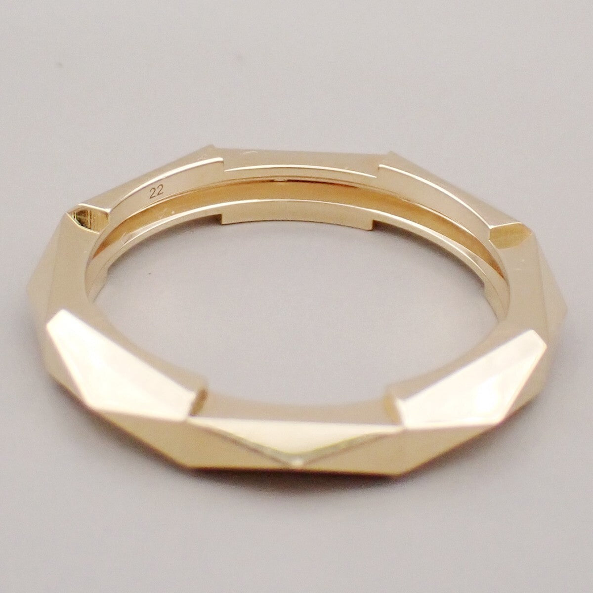 Gucci Link To Love Studded Ring 18K Yellow Gold Gold Yellow_Gold Jewelry ( )