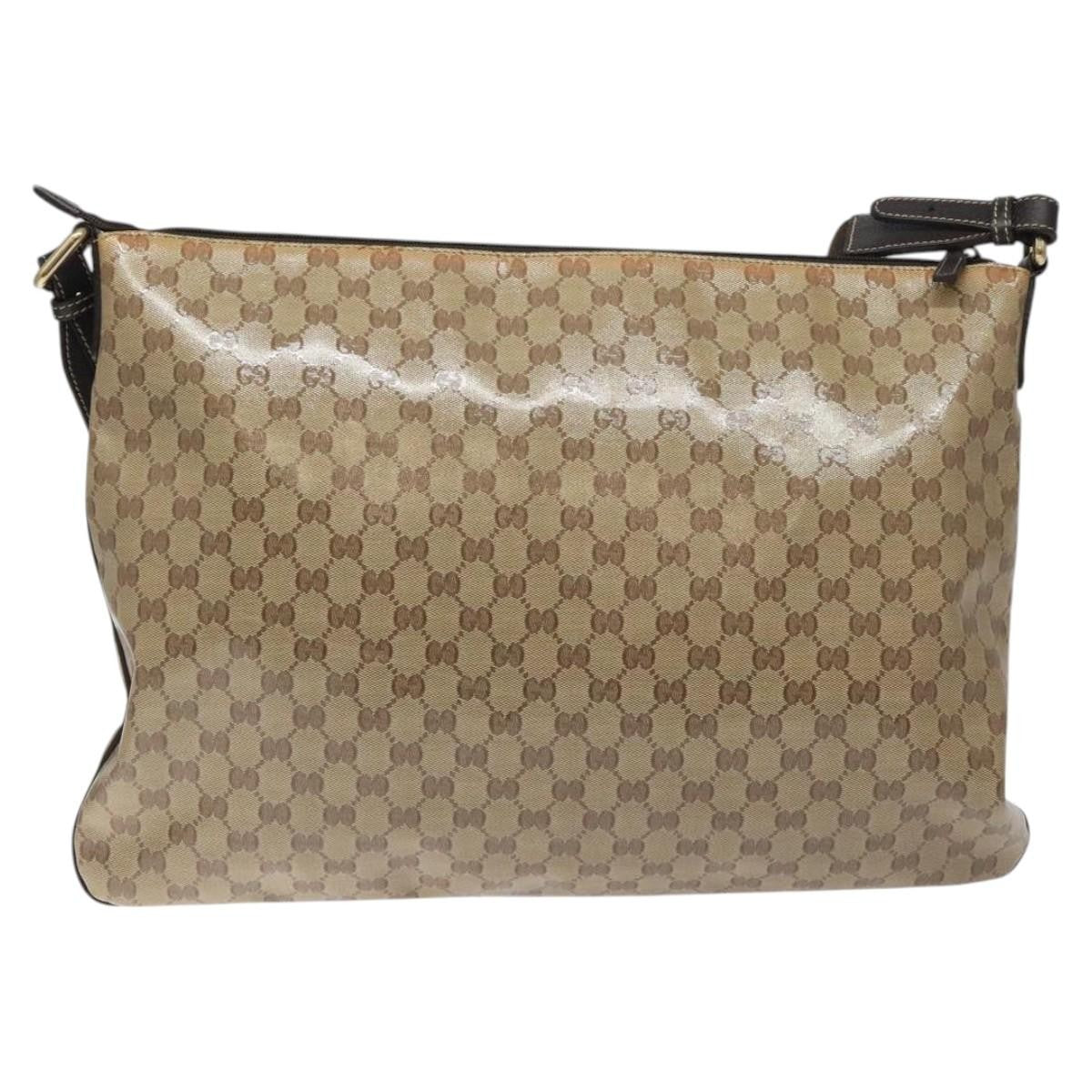 Gucci Flap Messenger Bag (Outlet) Gg Coated Canvas Beige Canvas Shoulder Bag Bag ( )