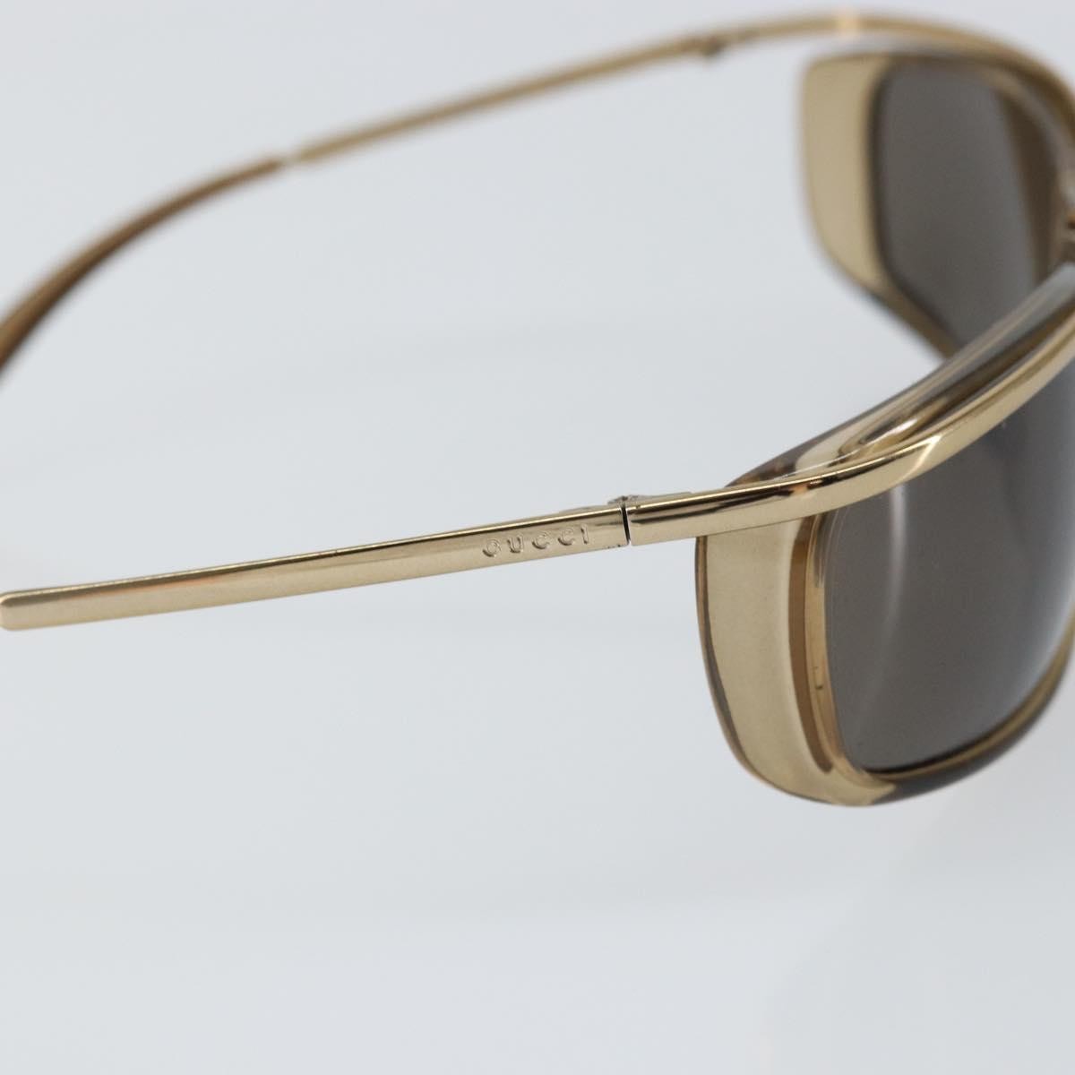 Gucci Eyewear Sunglasses Brown Metal Sunglasse Accessory ( )