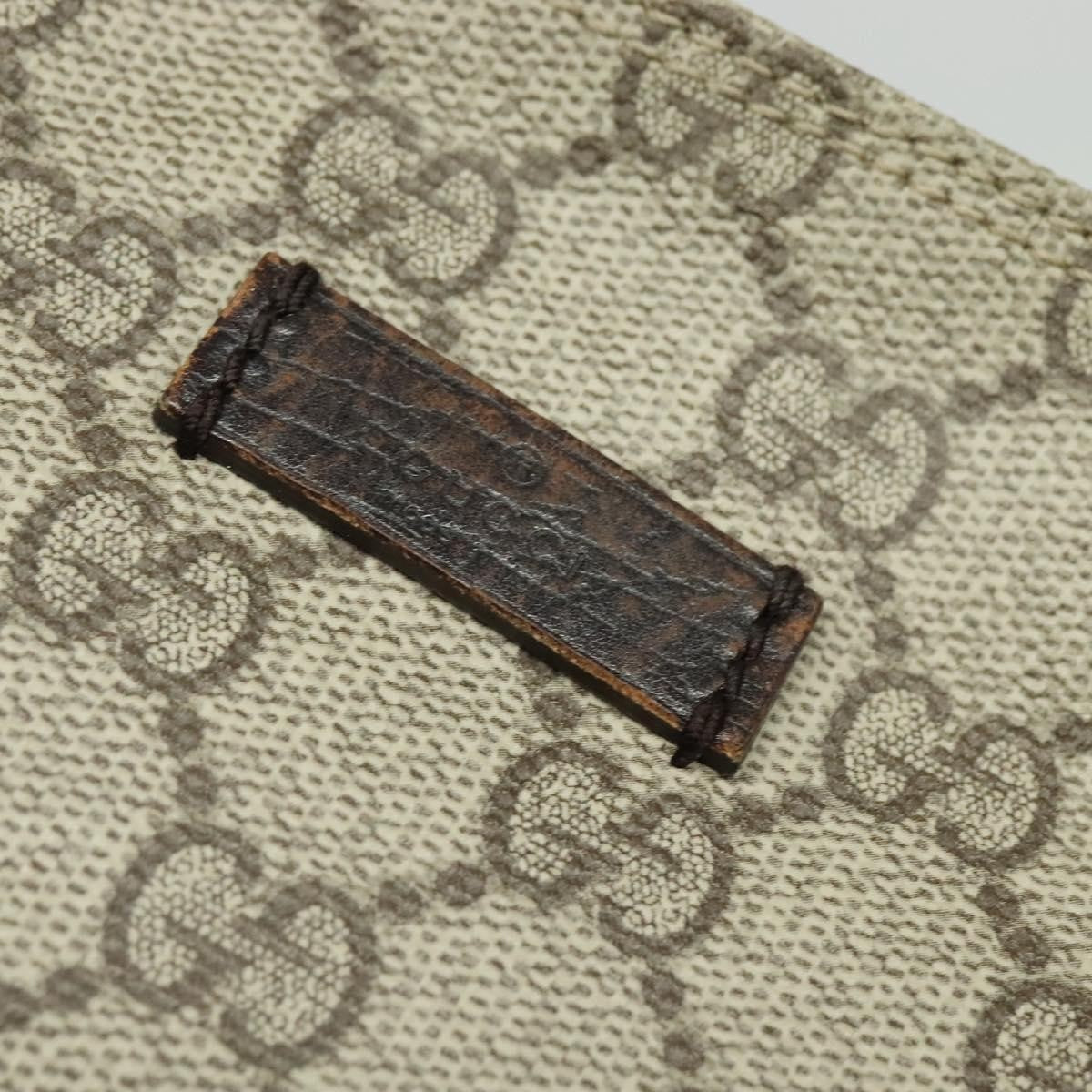 Gucci Zip Top Messenger Bag Gg Coated Canvas Beige Canvas Shoulder Bag Bag ( )