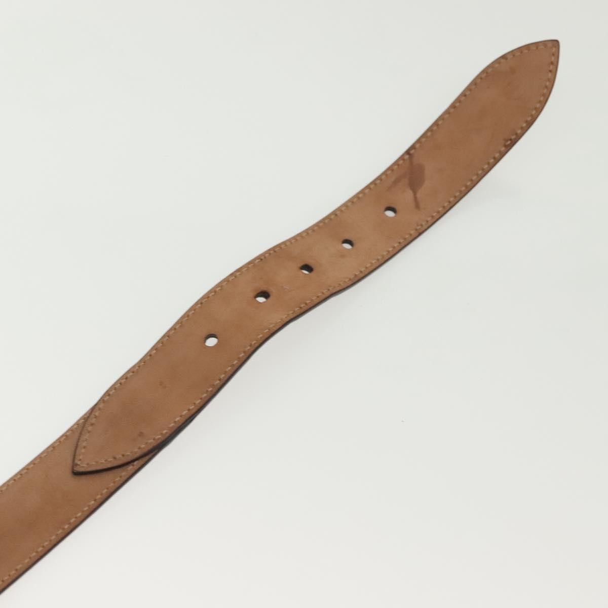 Gucci Sherry Line Belt Leather Brown Leather Belts Accessory ( )