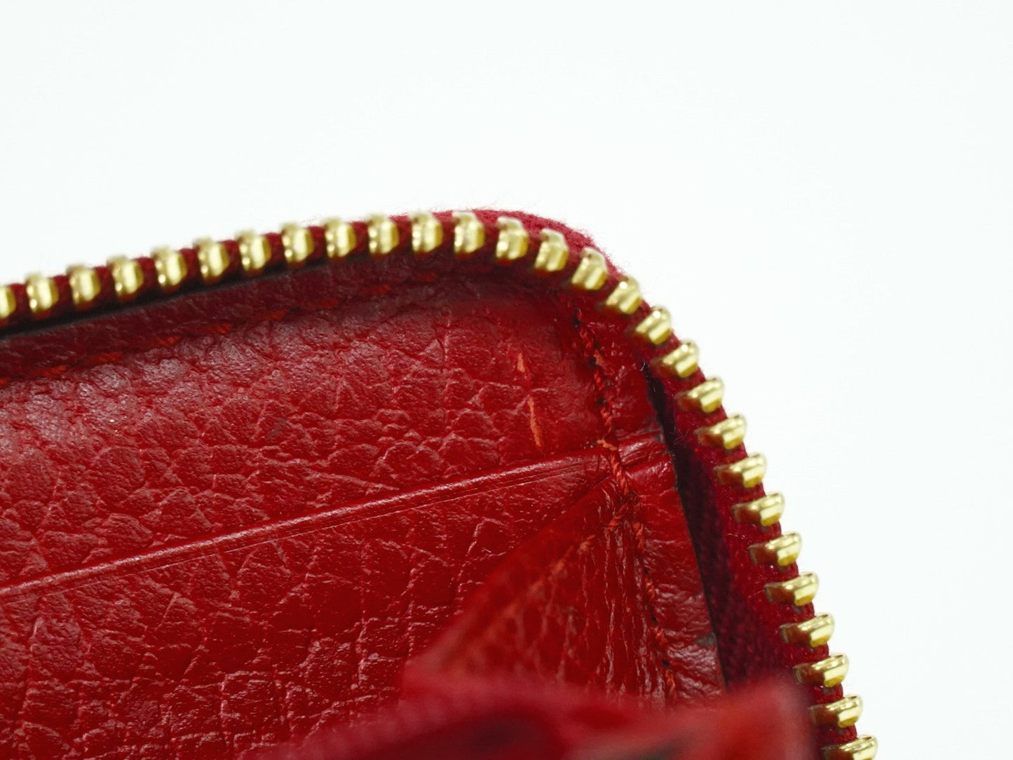 Gucci Gg Marmont Zip Around Wallet Leather Red Leather Wallets Accessory ( )