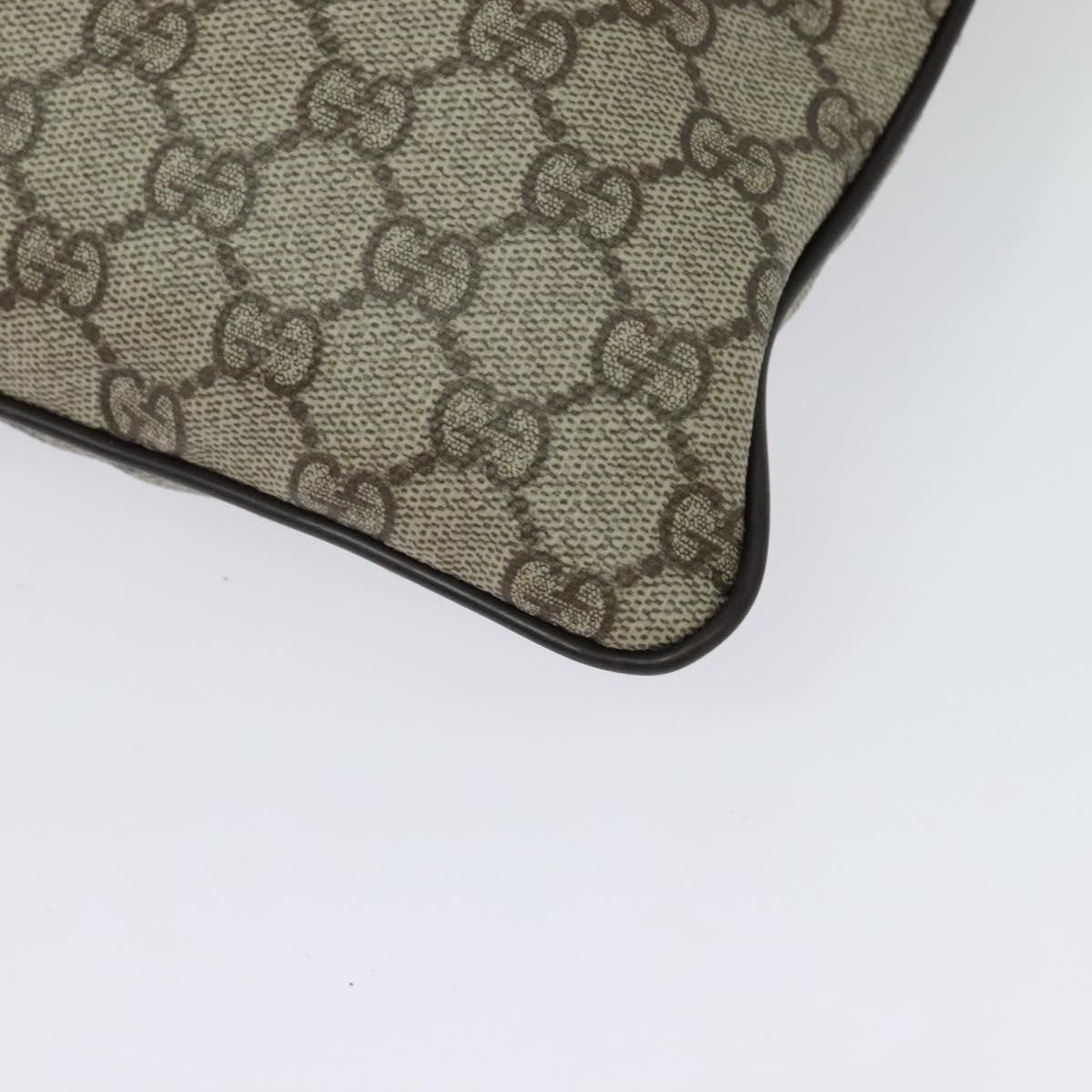 Gucci Zip Top Messenger Bag Gg Coated Canvas Beige Canvas Shoulder Bag Bag ( )