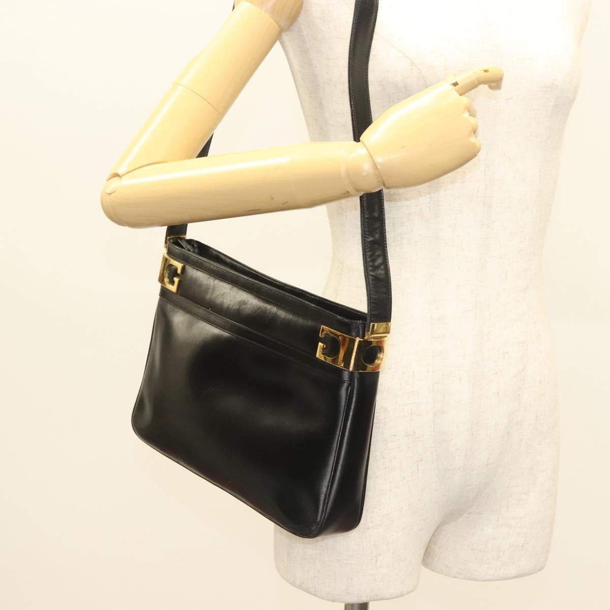 Gucci   Shoulder Bag Leather Black Leather Shoulder Bag Bag ( )