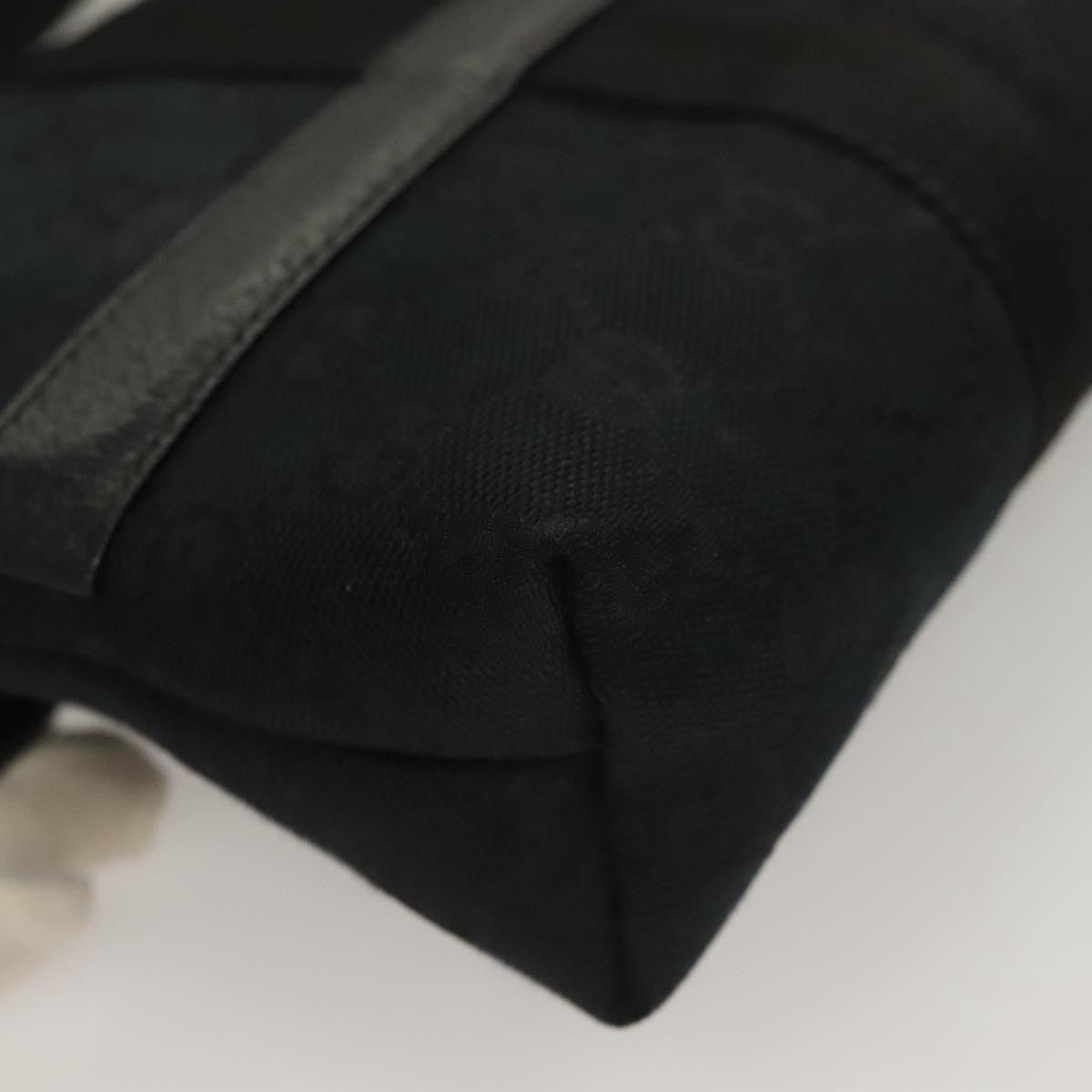 Gucci Buckle Belt Bag Gg Canvas Black Canvas Bag ( )
