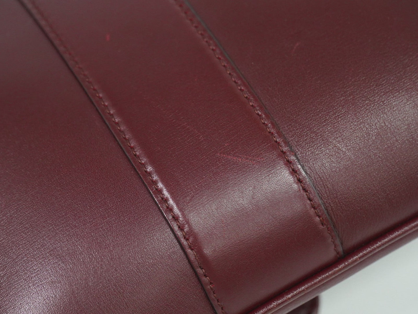 Gucci Arli Shoulder Bag Leather Burgundy Leather Bag ( )
