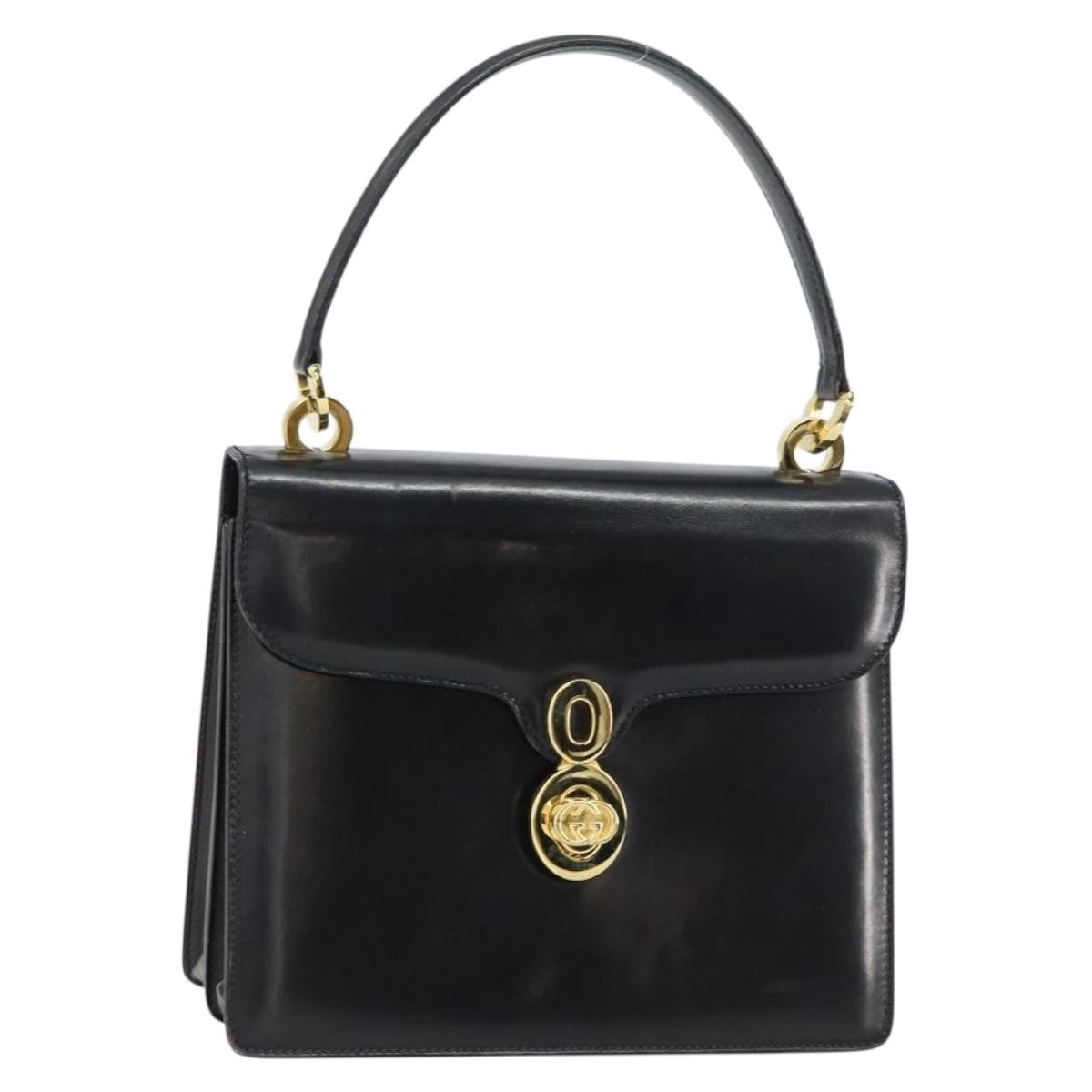 Gucci   Handbag Leather Black Leather Handbag ( )