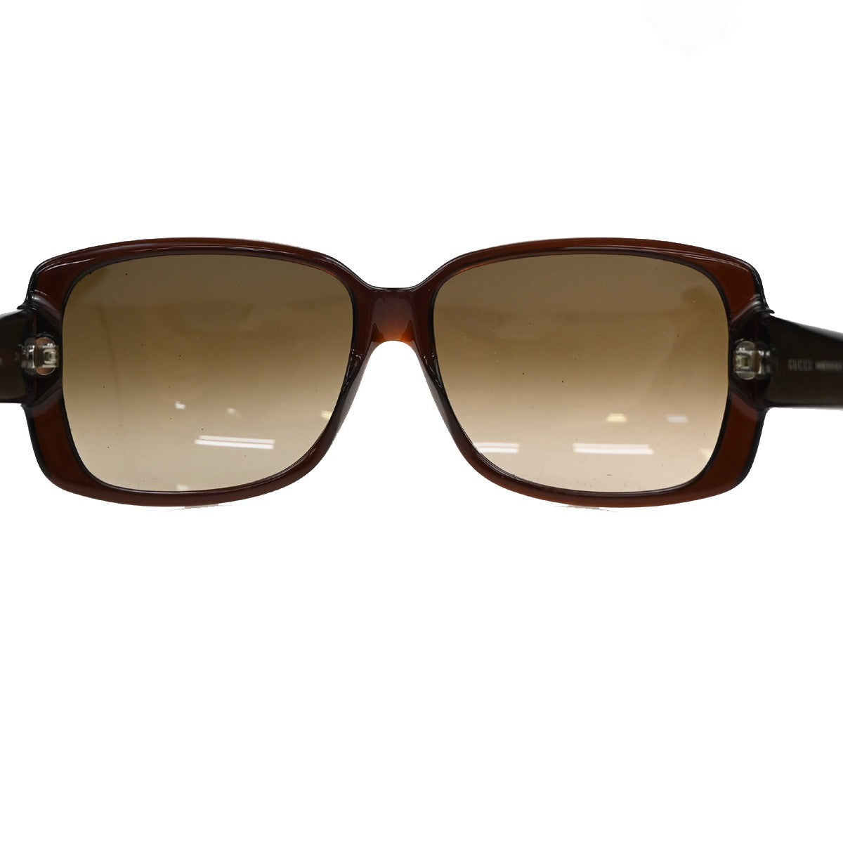 Gucci Eyewear Interlocking G Sunglasses Brown Plastic Sunglasse Accessory ( )