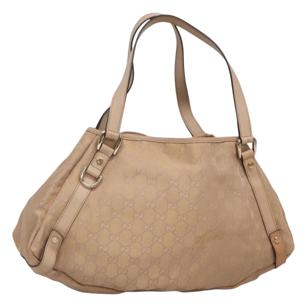 Gucci Abbey Shoulder Bag Gg Canvas Beige Canvas Tote Bag Bag ( )
