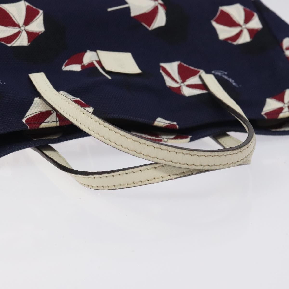 Gucci Open Tote (Outlet) Umbrella Canvas Purple Canvas Tote Bag Bag ( )