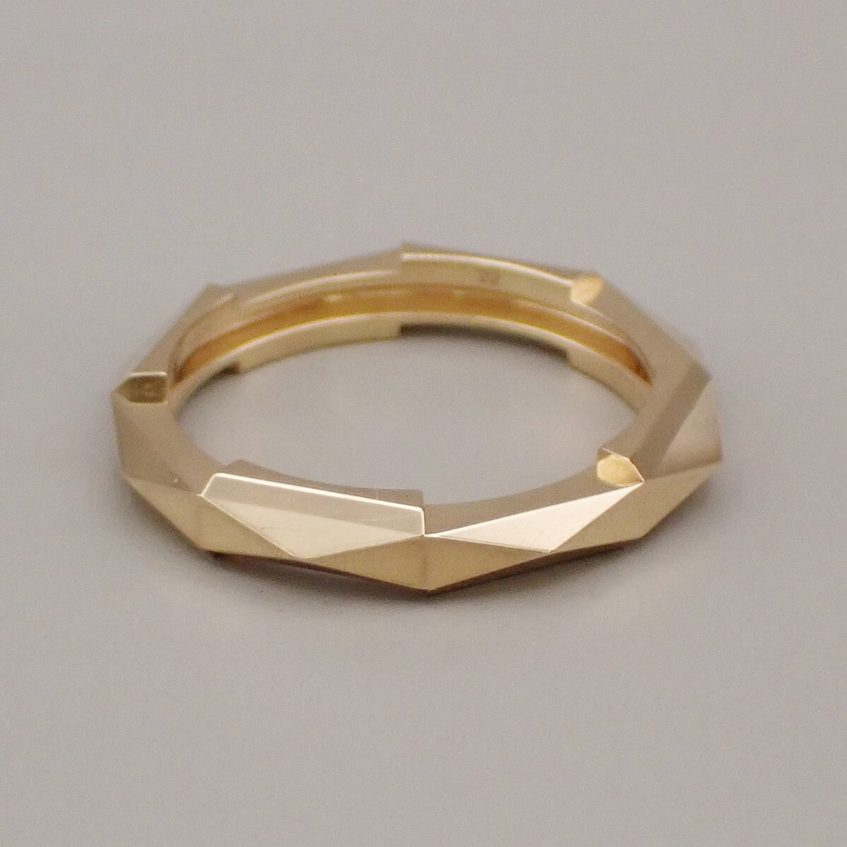 Gucci Link To Love Studded Ring 18K Yellow Gold Gold Yellow_Gold Jewelry ( )