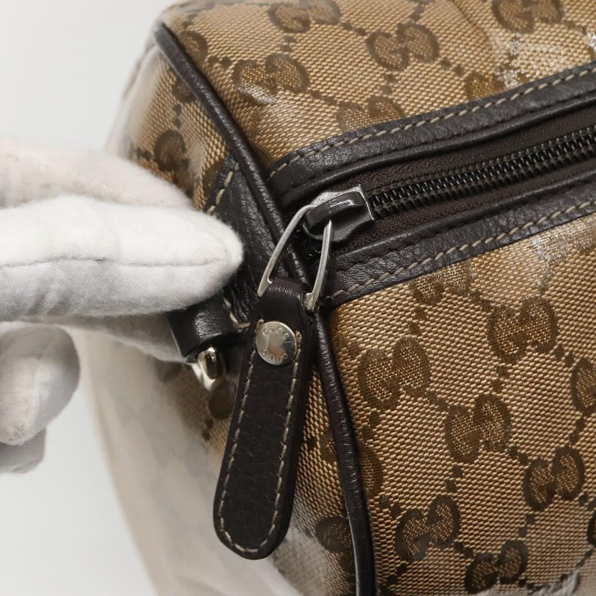 Gucci Joy Boston Bag Gg Imprime Beige Canvas Travel Bag Bag ( )