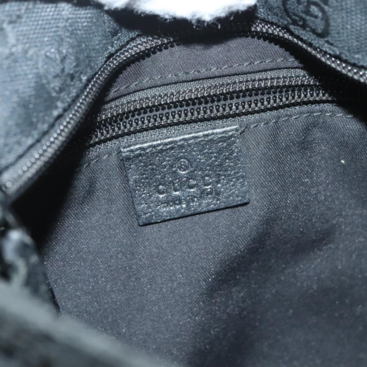 Gucci Web Strap Zip Messenger Bag Gg Canvas Black Canvas Shoulder Bag Bag ( )
