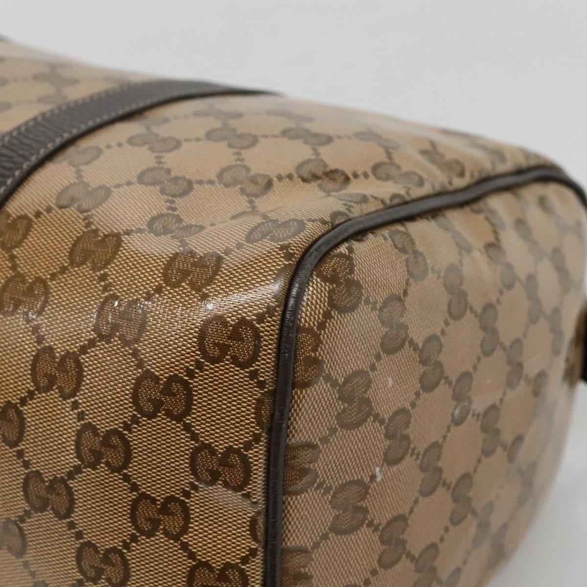 Gucci Joy Boston Bag Gg Imprime Beige Canvas Travel Bag Bag ( )