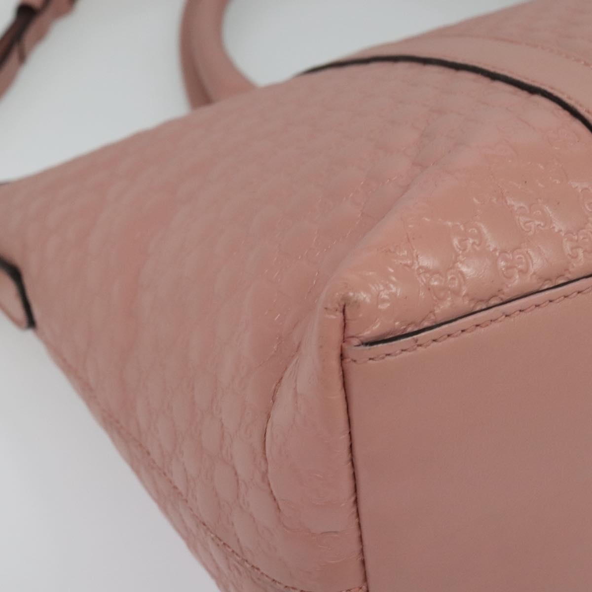 Gucci Margaux Tote (Outlet) Microguccissima Leather Pink Leather Bag ( )