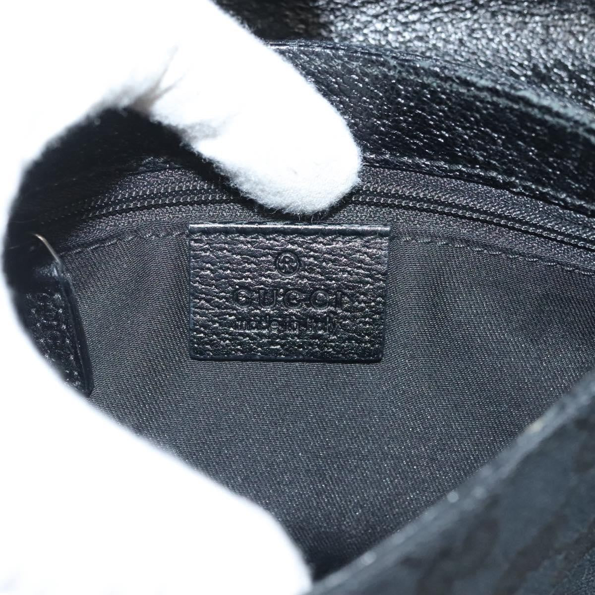 Gucci Buckle Belt Bag Gg Canvas Black Canvas Bag ( )